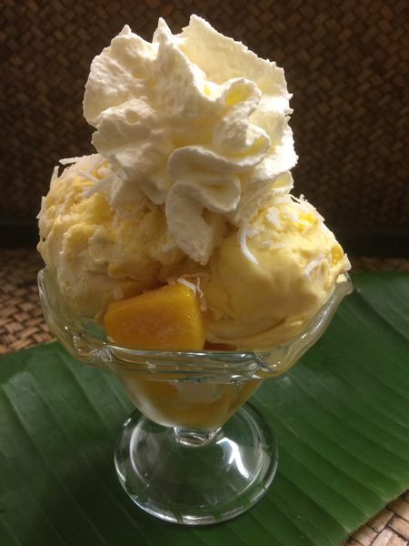 Mango Coconut Ice Cream
